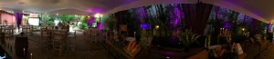 Una panoramica della location: la splendida Villa Moreliana, a Morelia (stato del Michoacan)